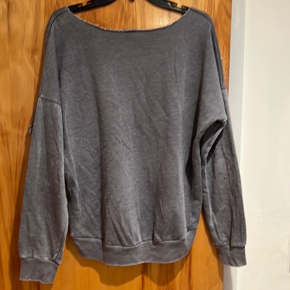 Yes Way Rose. Distressed sweatshirt. - Picture 2 of 4